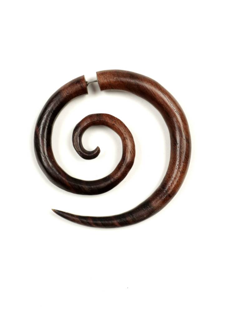 Espiral Falso dilatador de madera PIFL08A-A color Marrón