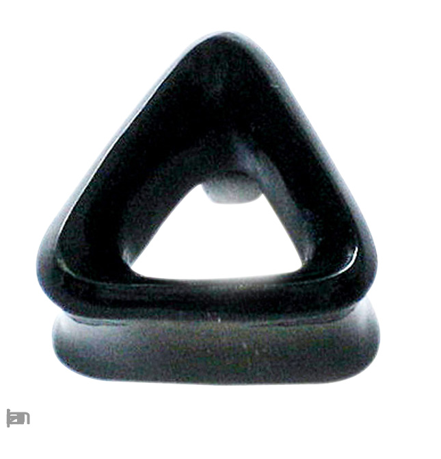 Plug tallado en cuerno de búfalo, motivo triangular tallas: 4 - 6 - 8 -10 -12 -14 - 16 - 18 - 20 - 22 mm [PIPU5] para comprar al por Mayor o Detalle en la categoría de Plugs Madera Cuerno Hueso