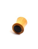 Plug de 4mm a 12 mm redondo, exterior madera clara e interior negro [PIPUMD08A] para comprar al por Mayor o Detalle en la categoría de Plugs Madera Cuerno Hueso