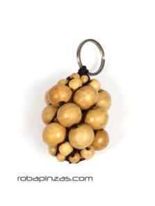 Modelo: Natural Cinturones Llaveros - Laavero racimos de bolas de LLBOU01 - Modelo Natural