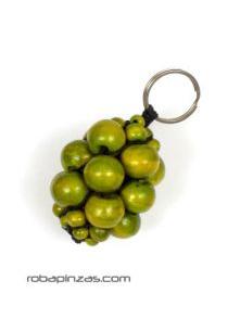 Modelo: Verde Cinturones Llaveros - Laavero racimos de bolas de LLBOU01 - Modelo Verde
