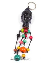 Modelo: Negro Llavero cabeza de buda con Mod Negro