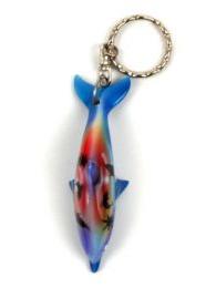 Detalle no seleccionable para compra Cinturones Llaveros - Llavero de delfines pintados LLVB-J.