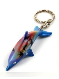 Detalle no seleccionable para compra Cinturones Llaveros - Llavero de delfines pintados LLVB-J.