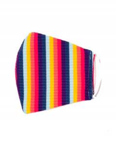 Mascarilla de tela Multicolor MAPO01-A para comprar al por mayor o detalle  en la categoría de Outlet Hippie Artesanal  | ZAS.