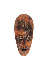 Decoración Etnica - Máscara etnica tribal MASB13 - Modelo Tortuga