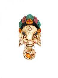 Modelo: Blanco Decoración Etnica - máscaras ganesha realizadas MASC11 - Modelo Blanco