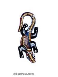 Modelo: M8 Decoración Etnica - Gecko madera de sono decorada, MASGE1 - Modelo M8