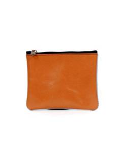 Modelo: Naranja Carteras y Monederos - Monedero de cuero Bicolor MNVN02 - Modelo Naranja