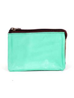 Modelo: Verde h Carteras y Monederos - Monedero de cuero triple multicolor MNVN05 - Modelo Verde h