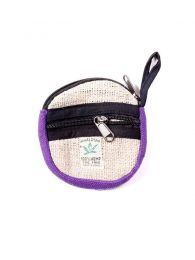 Cáñamo Hemp - Monedero de cáñamo MOHC05 - Modelo Morado