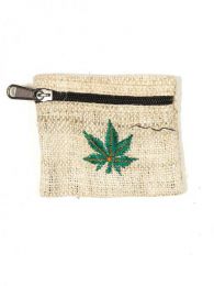 Cáñamo Hemp - Monedera de cáñamo MOHE01 - Modelo Marihuana