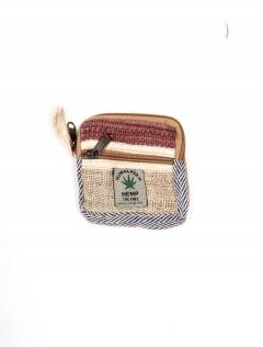 Modelo: M206 Bolsos Mochilas y Riñoneras de Cáñamo - Monedero de cáñamo MOKA14 - Modelo M206