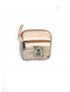 Modelo: M202 Bolsos Mochilas y Riñoneras de Cáñamo - Monedero de cáñamo MOKA14 - Modelo M202