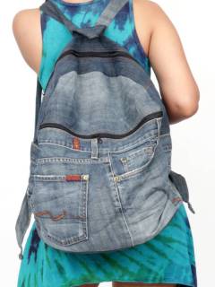 Detalle no seleccionable para compra Bolsos y Mochilas Jeans - Mochila Vaquera muy grandefabricada MOMI02.