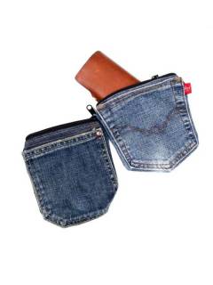 Funda pitillera para tabaco de liar Denim Tabaquera vaquera 