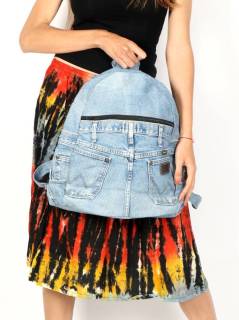 Mochila Vaquera Vintage Redondeada [MOMI06]. Bolsos y Mochilas Jeans para comprar al por mayor o detalle  en la categoría de Complementos y Accesorios Hippies  Alternativos  | ZAS.