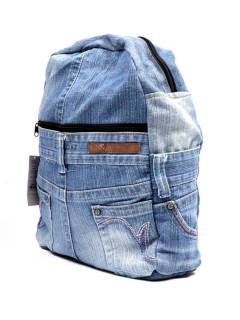 Detalle no seleccionable para compra Bolsos y Mochilas Jeans - Mochila Vaquera Grande Redondeada, MOMI06.