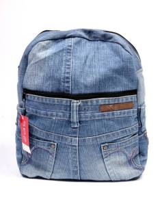 Detalle no seleccionable para compra Bolsos y Mochilas Jeans - Mochila Vaquera Grande Redondeada, MOMI06.