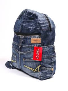 Detalle no seleccionable para compra Bolsos y Mochilas Jeans - Mochila Vaquera Grande Redondeada, MOMI06.