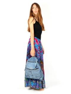 Detalle no seleccionable para compra Bolsos y Mochilas Jeans - Mochila Vaquera XL Vintage MOMI07.