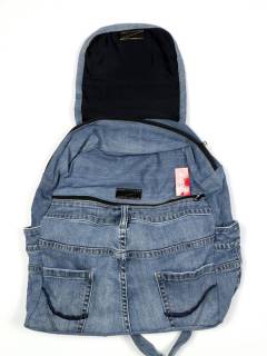 Detalle no seleccionable para compra Bolsos y Mochilas Jeans - Mochila Vaquera XL Vintage MOMI07.