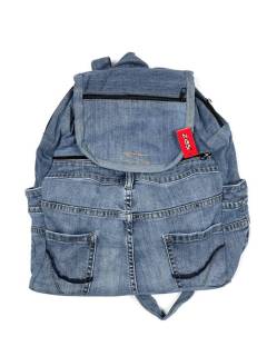 Detalle no seleccionable para compra Bolsos y Mochilas Jeans - Mochila Vaquera XL Vintage MOMI07.