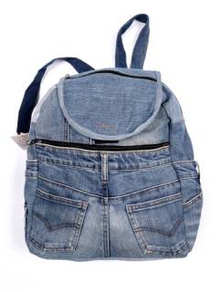 Detalle no seleccionable para compra Bolsos y Mochilas Jeans - Mochila Vaquera XL Vintage MOMI07.