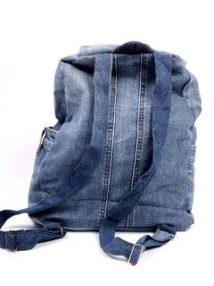Detalle no seleccionable para compra Bolsos y Mochilas Jeans - Mochila Vaquera XL Vintage MOMI07.
