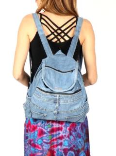Detalle no seleccionable para compra Bolsos y Mochilas Jeans - Mochila Vaquera XL Vintage MOMI07.