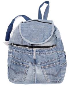 Detalle no seleccionable para compra Bolsos y Mochilas Jeans - Mochila Vaquera XL Vintage MOMI07.
