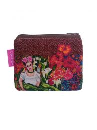 Modelo: Smpo06 Bolsos y Monederos de Frida Kahlo - Monedero grande con estampado MOSMPO - Modelo Smpo06