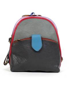Mochila de Cuero Colores Pequeña MOVN01 para comprar al por mayor o detalle  en la categoría de Complementos y Accesorios Hippies  Alternativos  | ZAS.