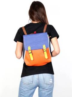 Detalle no seleccionable para compra Bolsos Hippies de Cuero - Mochila de cuero de forma MOVN02.