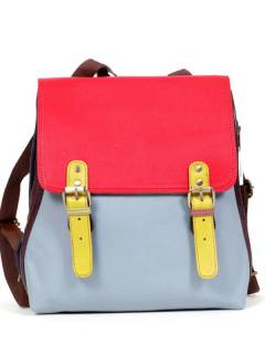 Modelo: M212 Bolsos Hippies de Cuero - Mochila de cuero de forma MOVN02 - Modelo M212