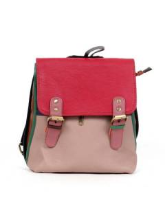 Modelo: M216 Bolsos Hippies de Cuero - Mochila de cuero de forma MOVN03 - Modelo M216