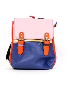 Modelo: M218 Bolsos Hippies de Cuero - Mochila de cuero de forma MOVN03 - Modelo M218