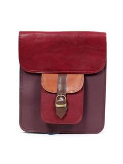 Modelo: M2123 Bolsos Hippies de Cuero - Mochila de cuero de forma MOVN04 - Modelo M2123