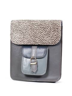 Modelo: M2132 Bolsos Hippies de Cuero - Mochila de cuero de forma MOVN04 - Modelo M2132
