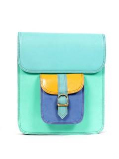 Modelo: M2121 Bolsos Hippies de Cuero - Mochila de cuero de forma MOVN04 - Modelo M2121