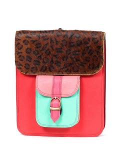 Modelo: M2131 Bolsos Hippies de Cuero - Mochila de cuero de forma MOVN04 - Modelo M2131