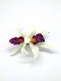 Flores con pinza de tela, para comprar al por mayor o detalle  en la categoría de Bisutería y Plata Hippie Artesanal | ZAS.[ORFLT]