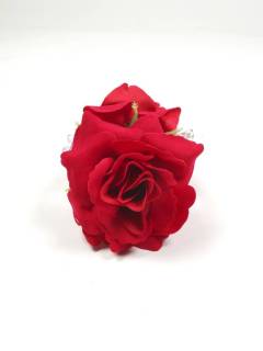 Modelo: M256 Cintas Palos y Pinchos - Accesorios Pelo - flores pelo doble con pinza ORFLTD - Modelo M256