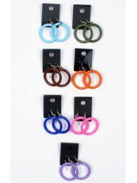 pack pendientes de plastico con enganche de metal, 7 uds PACK4 para comprar al por mayor o detalle  en la categoría de Outlet Hippie Artesanal  | ZAS.