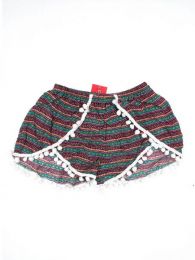 Modelo: Verde 2 Pantalones Cortos - Pantalón hippie corto PAET02 - Modelo Verde 2