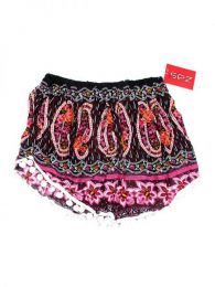 Pantalones Cortos - Pantalón hippie corto PAET03 - Modelo Rosa