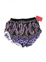 Pantalones Cortos - Pantalón hippie corto PAET03 - Modelo Morado