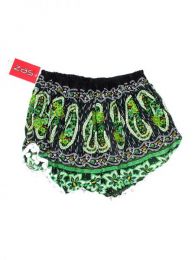 Modelo: Verde Pantalones Cortos - Pantalón hippie corto PAET03 - Modelo Verde