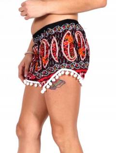 Pantalon corto rayón estampado paramec, para comprar al por mayor o detalle.[PAET03]