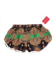 Modelo: Verde Pantalones Cortos - Pantalón hippie corto PAET04 - Modelo Verde